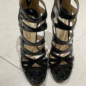 Christian Louboutin black patent heels